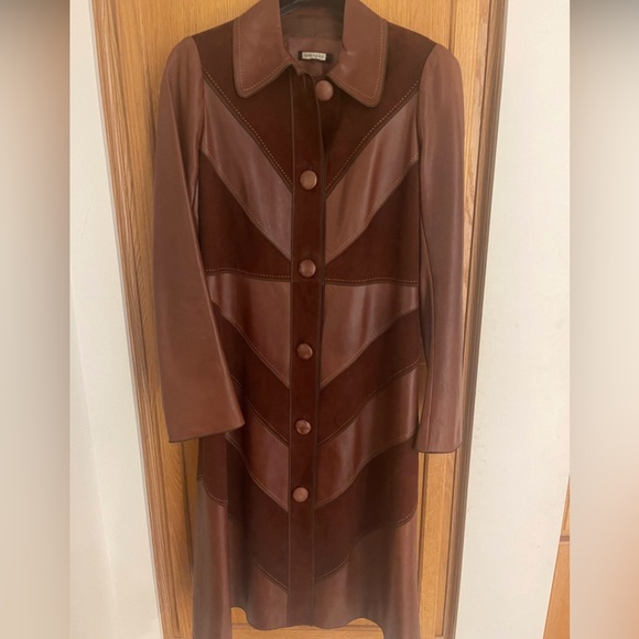 Rozae Nicols vintage leather coat - Picture 1 of 3
